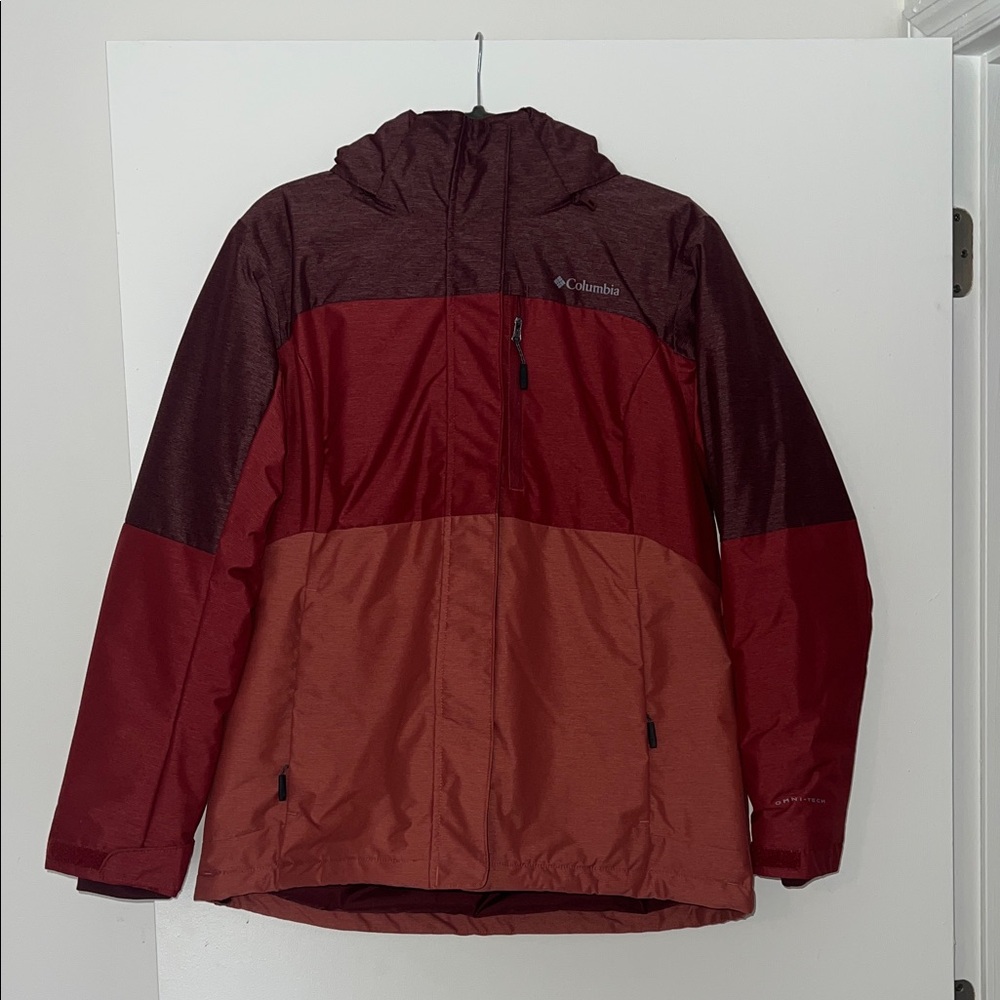 Columbia Women’s Burgundy and Tan Performance Jacket & Pants